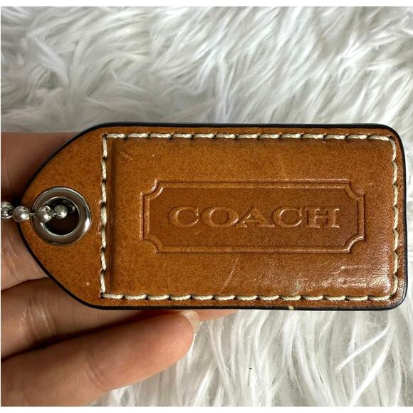 3" Y2K COACH Fob Bag Charm Hang tag Hangtag - Picture 1 of 2